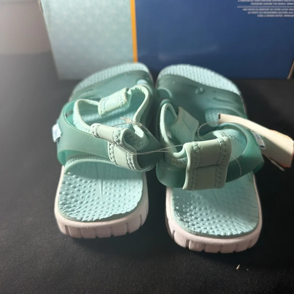 Vintage Nike Sunray V (GS) Kids Sandals Orion Blue/Copa White  US Size 6 Y NIB